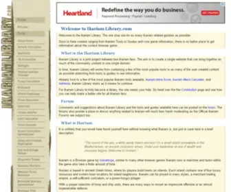 Ikariamlibrary.com(Ikariam library) Screenshot