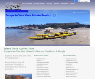 Ikariatours.com(Guided Activity Holidays on Ikaria. Multi) Screenshot