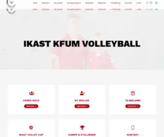 Ikastvolley.dk(Ikast KFUM Volley) Screenshot