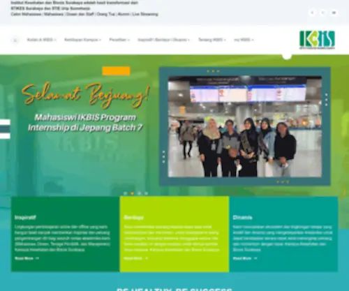 Ikbis.ac.id(Home) Screenshot