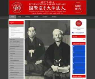 Ikdkarateaustralia.com.au(Karate begins with Rei and ends with Rei) Screenshot