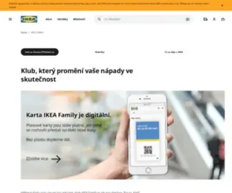 Ikea-Family.cz(Ikea.com global) Screenshot