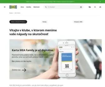 Ikea-Family.sk(IKEA Family) Screenshot
