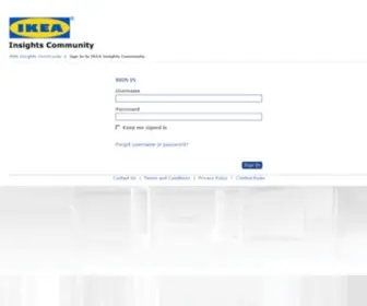 Ikeainsightscommunity.com(IKEA Insights Community) Screenshot