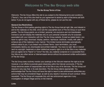 Ikegroup.info(The Ike Group) Screenshot