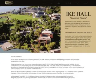 Ikehall.com(Eisenhower Hall Theatre) Screenshot