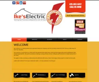 Ikeselectric.com(Ike's Electric) Screenshot