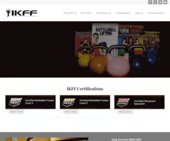 IKFF.net(The IKFF is an organization whose goals are two) Screenshot