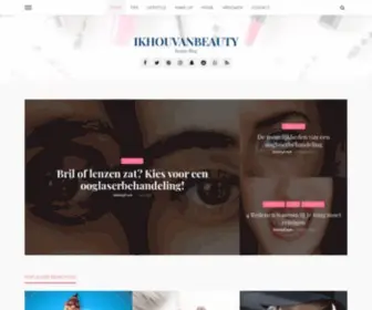 Ikhouvanbeauty.nl(Beauty Blog) Screenshot