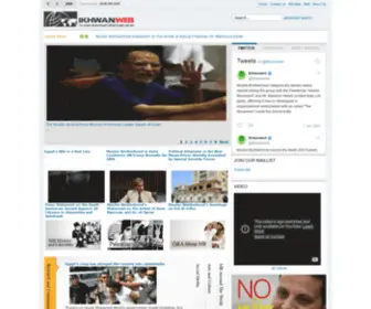Ikhwanweb.com(The Muslim Brotherhood Official English Website) Screenshot