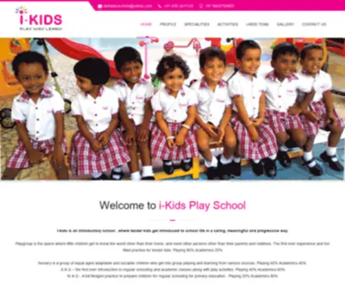 Ikidsplayschool.com(NEP) Screenshot