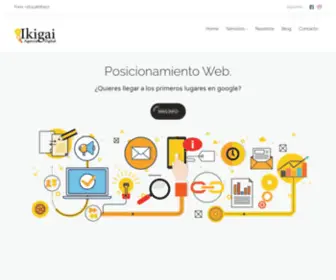 Ikigaiagenciadigital.cl(Posicionamiento Seo) Screenshot