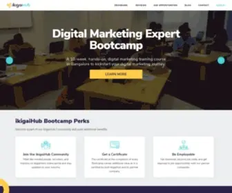 Ikigaihub.com(Experiential Learning Bootcamps for Freshers) Screenshot