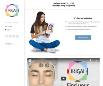 Ikigaitest.com(IKIGAI test) Screenshot