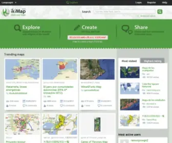 Ikimap.com(Create and share your maps) Screenshot