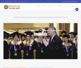 Ikippgriptk.ac.id(STKIP-PGRI Pontianak adalah Lembaga Pendidikan Tenaga Kependidikan (LPTK)) Screenshot