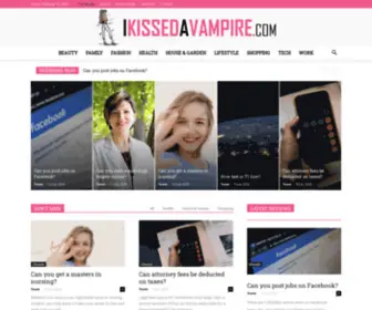 Ikissedavampire.com(iKissedaVampire) Screenshot