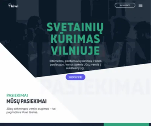 Ikiwi.lt(Reklamos agentūra Vilniuje) Screenshot