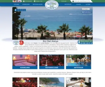 Ikizotel.com(Kiz Otel Alanya otelleri ekonomik tatil oteli hersey dahil ucuz otel) Screenshot