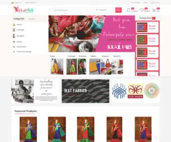 Ikkathub.com(Pochampally ikkat sarees online Directly from weavers) Screenshot