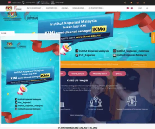 IKKM.edu.my(UTAMA) Screenshot