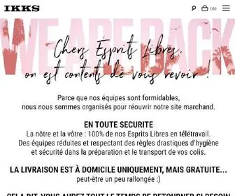 IKKS.com(IKKS Site Officiel) Screenshot