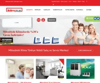 Iklimplus.com(Klimplus Mitsubishi Klima Yetkili Sat) Screenshot