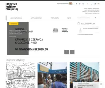 IKM.gda.pl(Instytut Kultury Miejskiej) Screenshot