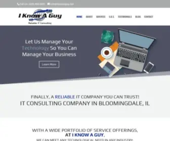 Iknowaguy.net(Bloomingdale IT Consultant) Screenshot