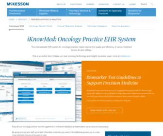 Iknowmed.com(EHR for Oncology Practices) Screenshot