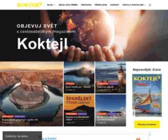 Ikoktejl.cz(Cestovatelský Magazín Koktejl) Screenshot
