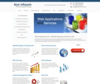 Ikoninfocom.com(Website designing company) Screenshot