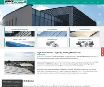 Ikopolymeric.com(Flat Roofing Membranes Systems) Screenshot