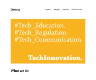 Ikosom.de(Tech Education) Screenshot