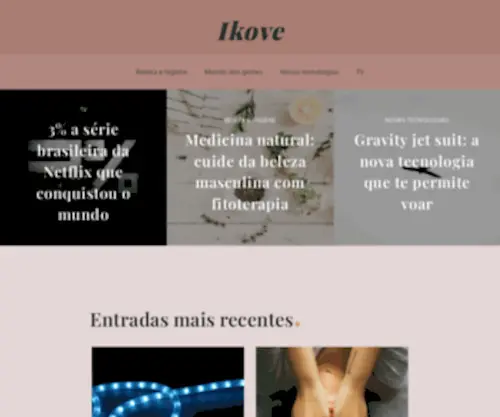 Ikove.com.br(Publicações de notícias e mais) Screenshot