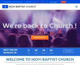 Ikoyibaptistchurch.org(IKOYI BAPTIST CHURCH (Official Website)) Screenshot