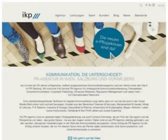 IKP.at(PR Agentur in Österreich) Screenshot