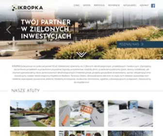 Ikropka.eu(Architektura krajobrazu) Screenshot