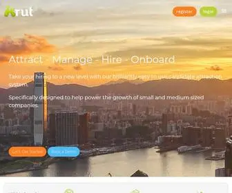 Ikrut.com(Online Recruitment System by © Zodo) Screenshot