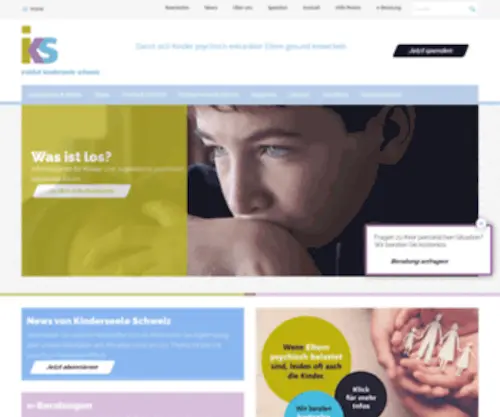 IKS-Ies.ch(Institut Kinderseele Schweiz) Screenshot