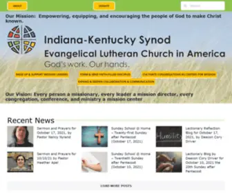 Iksynod.org(Indiana-Kentucky Synod, ELCA) Screenshot