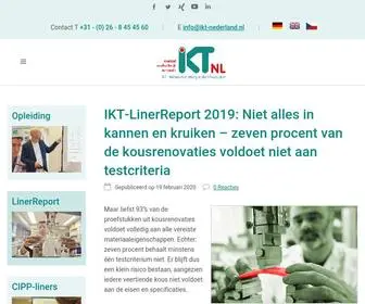 IKT-Nederland.nl(Instituut voor ondergrondse infrastructuur) Screenshot