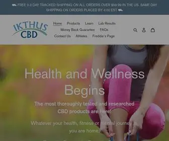 Ikthuscbd.com(US Grown CBD Oil) Screenshot