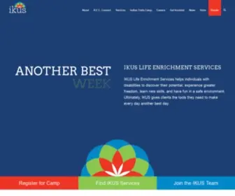 Ikuslife.org(IKUS Life Enrichment Services) Screenshot