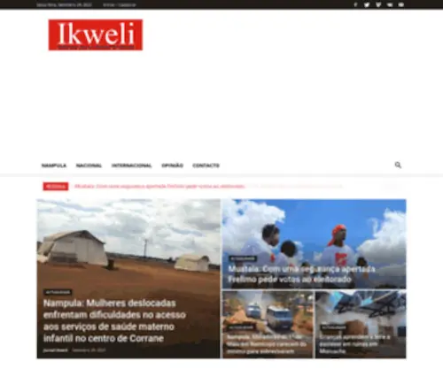 Ikweli.co.mz(NOTÍCIAS) Screenshot