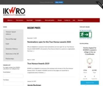 Ikwro.org.uk(IKWRO Women's Rights Organisation) Screenshot