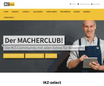 IKZ-Select.de(IKZ select) Screenshot