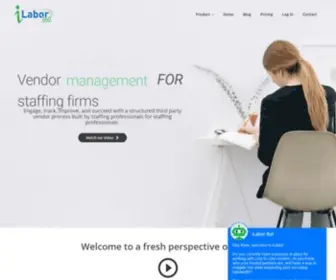 Ilabornetwork.com(Vendor Management for Staffing firms) Screenshot