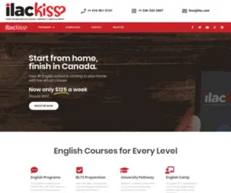 Ilackiss.com(Learn English Online) Screenshot