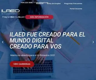 Ilaed.com(INSTITUTO LATINOAMERICANO DE ECONOMÍA DIGITAL) Screenshot